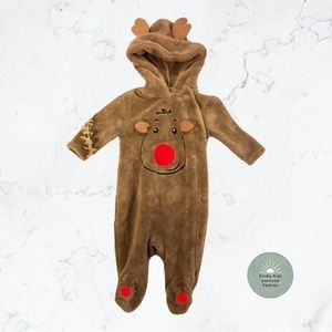 Fluffy warm Rain dear onsie